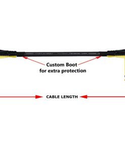 WORLDS BEST CABLES 9 Inch - Pedal, Effects, Patch, Instrument Cable Custom Made Made Using Mogami 2524 Wire and Eminence Gold Plated ¼ inch (6.35mm) R/A Pancake Type Connectors 10 71nI6FqNV3L