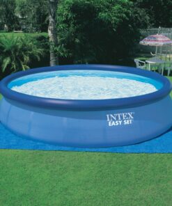 Intex 18ft X 48in Easy Set Pool Set with Filter Pump, Ladder, Ground Cloth & Pool Cover 18 ft x 48 in 29 71nIFEiPUBL