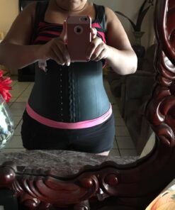 Ann Chery 2027 Corset Waist Trainer for Women’s Weight Loss - Colombian Waist Cincher With Straps - 3 Hook Vest Body Shaper XXL/40 Black 24 71nIRUw7r L