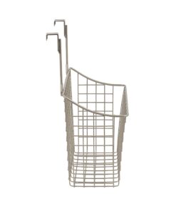 Spectrum Grid Over the Cabinet Wire Storage Basket Large (Satin Nickel Powder Coat) - Organizer for Bathroom, Kitchen, Under Sink, Pantry, Hair Tools, & More 25 71nIv r8unL 1