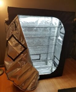 iPower 48"x24"x60" Grow Tent with Observation Window and Removable Floor Tray, Tool Bag for Indoor, 24" x 48" x 60", Black/Silver 24" x 48" x 60" 25 71nIvQXjd4L