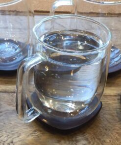 Huada Double Wall Insulated Borosilicate Glass Mugs Modern Espresso Cups, 10-Ounce, Set of 2 44 71nJYtCxdJL