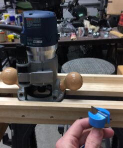 BOSCH 1617EVSPK Wood 12 Amp Router Tool Combo Kit - 2.25 Horsepower Plunge Router & Fixed Base with a Variable Speed 60 71nJqHcmu3L 1