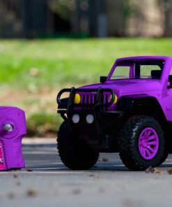Alternative view of Jada Toys GIRLMAZING Jeep R/C Vehicle (1:16 Scale), Purple
