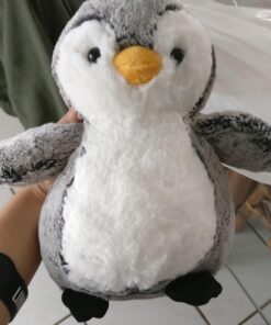 Aurora® Snuggly Sweet & Softer™ Perky Penguin™ Stuffed Animal - Comforting Companion - Imaginative Play - Gray 9.5 Inches 9.5 Inch (Pack of 1) 42 71nJsGgb84L