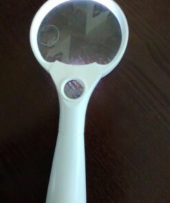 MagniPros 3 Ultra Bright LED Lights 3X 4.5X 25X Power Handheld Reading Magnifying Glass with Light- Ideal for Reading Small Prints, Map, Coins, Inspection and Jewelry Loupe… 24 71nJu8wgOQL