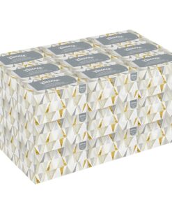 Kleenex® Hand Towels with Premium Absorbency Pockets (01701), Pop-Up Box, White, 18 Boxes / Case, 120 Hand Towels / Box, 2,160 Hand Towels / Case 28 71nK H6IJL