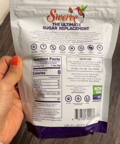 Swerve Ultimate Sugar Replacement Sweetener, Confectioners Sugar Substitute, Zero Calorie, Keto Friendly, Zero Sugar, Non-Glycemic, 12oz (2 Pack) 39 71nKMhEjWNL