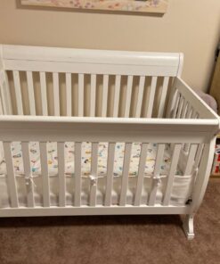 DaVinci Kalani 4-in-1 Convertible Crib in White, Greenguard Gold Certified 48 71nKuXwC0vL