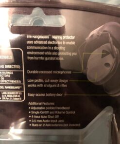 Peltor Sport RangeGuard Electronic Hearing Protector, NRR 21 dB, Ear Protection for the Range, Shooting and Hunting, Gray 50 71nL4zGo8L