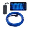 Lychee Neon Light El Wire with Battery Pack, 15 Feet, Blue 15ft 17 71nLafw4 L