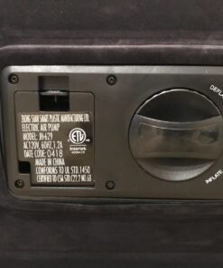 King Koil Luxury Air Mattress Queen with Built-in Pump for Home, 20” Queen Size Inflatable Airbed Luxury Double High Adjustable Blow Up Mattress, Durable - Portable and Waterproof, Black 20 Inch 56 71nN97LwamL