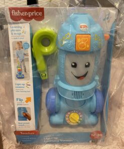 Fisher-Price Laugh & Learn Toddler Toy Light-Up Learning Vacuum Musical Push Along For Pretend Play Ages 1+ Years 35 71nNI5LsmSL 1