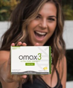 Omax3 Natural Omega 3 Fish Oil Pills 1500 MG EPA DHA - Omega3 Fatty Acid Muscle & Joint Support Supplements - Gluten Free, Wild Caught, Non GMO, 30-Day Supply Blister Packed (1 Box) 60 Count (Pack of 1) 20 71nNU6Cx58L