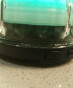 DOUDING Aroma Glass Diffuser for Essential Oil, Cool Mist Glass Humidifier with 7 LED Color Changing Light, Auto-Off Safety for Home Office Spa, 120ml(Black Base) Black Base 54 71nNpBRs1xL