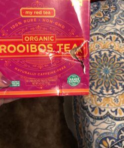 Rooibos Tea, USDA Certified Organic Tea, MY RED TEA. Tagless South African, 100% Pure, Single Origin, Natural, Farmer Friendly, GMO and Caffeine Free (80) 6.8 Ounce (Pack of 1) 29 71nO2mpDBpL
