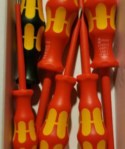 Wera - 5347777001 Kraftform Plus 160i/168i/6 Insulated Professional Screwdriver Set, 6-Piece Multi 83 71nOxMeajmL