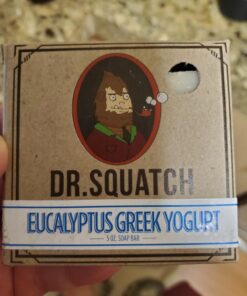 Dr. Squatch All Natural Bar Soap for Men with Medium Grit, Eucalyptus 25 71nQ4w1EJuL