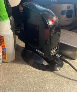 Amazon Basics 7 Port USB 2.0 Hub Tower with 5V/4A Power Adapter, Black 1-Pack 7-Port USB 2.0 32 71nQkxI5dbL