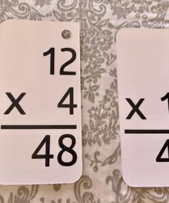 Star Right Math Flash Cards - Multiplication Flash Cards - 169 Hole Punched Math Game Flash Cards - 2 Binder Rings - for Ages 8 and Up - Multiplication Flash Cards 3rd Grade, 4th, 5th, and 6th Grades 169 Multiplication Flash Cards 33 71nQzJ3v AL