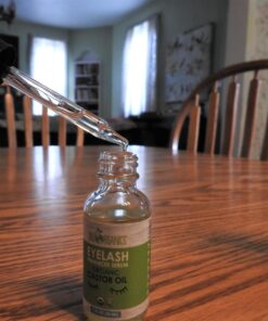 Sky Organics Organic Castor Oil Eyelash Serum for Lashes & Brows, 100% Pure & Cold-Pressed USDA Certified Organic to Strengthen, Moisturize & Condition, 1 fl. Oz 54 71nSYirM05L 3