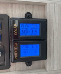 bayite DC 6.5-100V 0-100A LCD Display Digital Current Voltage Power Energy Meter Multimeter Ammeter Voltmeter with 100A Current Shunt 50 71nSbsiE8rL