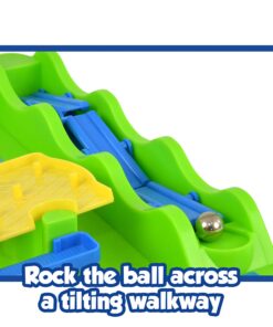 TOMY Games Screwball Scramble Marble Run Game for Kids - Timed Marble Maze Kids Games - Cooperative Board Games for Family Game Night - 1-4 Players - Ages 5 Years and Up Multicolored 26 71nSl2XPuPL