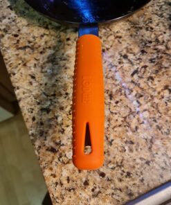 Lodge ASCRHH61 Silicone Hot Handle Holders for Carbon Steel Pans, Orange 28 71nT0rVhSkL