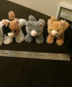 Plush Cat House with Cats - Five (5) Stuffed Animal Cats in Play Kitten House Carrying Case 20 71nTGuUZgKL