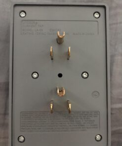 2 Side Entry 6-Way Electrical Socket Outlet Splitter In-Wall Tap Adapter In Grey 44 71nTMV4ef0L