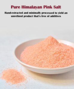 Himalayan Chef Himalayan Pink Salt Fine Grain, Plastic Jar-5 lbs Himalayan Salt fine Plastic Jar 5 Pound (Pack of 1) 34 71nUSOrSuIL