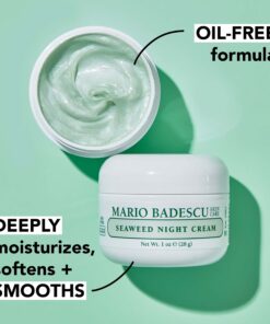Mario Badescu Night Cream for Face, Ultra-Rich Overnight Anti Aging Cream, Infused with Vitamins, Minerals and Antioxidant Seaweed 15 71nUmxldrBL