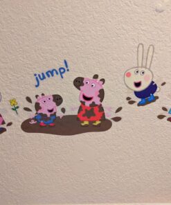 RoomMates RMK3183SCS Peppa The Pig Peel and Stick Wall Decals 46 71nUr 0BJL