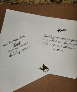 Hallmark Image Arts Religious Boxed Christmas Cards Assortment (4 Designs, 24 Christmas Cards with Envelopes) Gold Foil Icons, Religious Card Assortment 38 71nVS4r9lPL