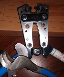 NEIKO 02039A Lug Crimping Plier and Cable Cutter Set, Battery Cable Crimping Tool, 8-0 AWG, 6mm - 50mm, Electrician Wire Crimper Tool 2 Pc Battery Crimper & Cutter Set 43 71nVhfhb3gL