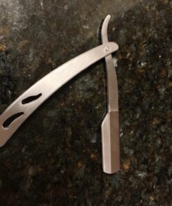 Equinox Professional Straight Edge Razor with 100 Single Derby Blades 100% Stainless Steel Razor and Blades - Close Shaving Men's Manual Shaver - Disposable Blades -Barber Straight Razor Kit - Silver Steel Razor W/ 100 Derby Blades 51 71nW Ul4OBL