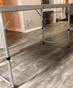 8' Beer Pong Table - Lightweight & Portable with Carrying Handles by Red Cup Pong (Black) 16 71nWF3ZcFqL