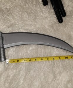 Kangaroo Grim Reaper Scythe Weapon – Prop for Halloween Parties – 40-inch Long Sickle for Kids and Adults – Costume Accessory – Plastic Prop 48 71nWIucoFOL