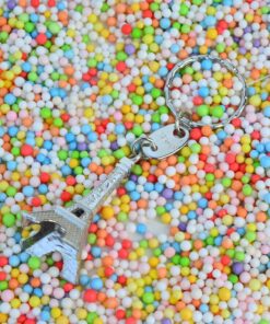 baotongle 15pcs Eiffel Tower Keyring, Paris Eiffel Tower Keychains 3-D Key Ring French Souvenirs Retro Adornment Cute Lovely Decorative Metal Craft Art Statue Model for Table Decor Gifts Silver 15 71nXGwmmaFL