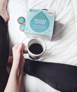 VitaCup Immunity Coffee Pods, Wellness Boost with Antioxidants, Echinacea, Probiotics, Vitamin C & D3, Medium Dark Roast, Recyclable Single Serve Pod Compatible with Keurig K-Cup Brewers,16 Ct 16 Count (Pack of 1) 37 71nXudyVXIL