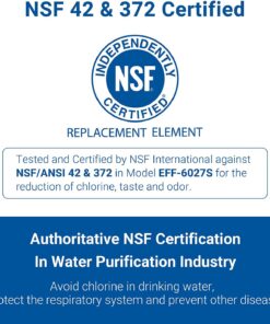 AQUA CREST DA29-00020B Replacement for Samsung HAF-CIN/EXP, DA29-00020B-1, RF28HMEDBSR, RF263BEAESR, RF4287HARS, HAF-CIN, DA97-08006A-1, RF28K9380SR, RF28HFEDTSR, Refrigerator Water Filter, 1 Filter 16 71nYAb1OeL