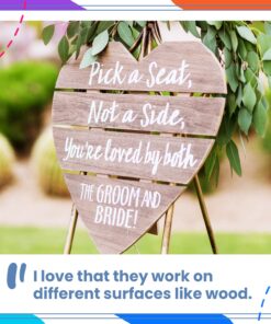 Chalkola 5 White Chalk Markers for Chalkboard Signs, Blackboard, Car Window, Bistro, Glass | 5 Variety Pack - Thin, Fine Tip, Bold & Jumbo Size Erasable Liquid Chalk Pens (1mm, 3mm, 6mm, 10mm, 15mm) 30 71nYDVUNtFL