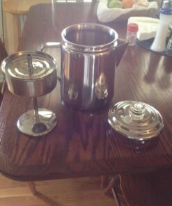 Coleman Stainless Steel Percolator Coffee Pot, 12-Cup Capacity Lightweight Coffee Percolator, No Filter Needed, Durable Outdoor Coffee Maker for Camping, Backpacking, RV, Stovetop, Campfire, & More 60 71nYIWnwIpL 1