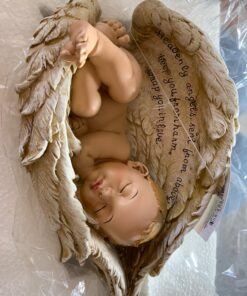 Joseph's Studio 4.25 Inch Tall Sleeping Baby in Wings Figurine 27 71nYSA4EXeL