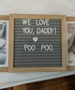 Oak letters Best Friend Picture Frame with Customizable Letter Board | Cute & Meaningful Personalized Picture Frame for Mom, Bff, Besties, Sister, Aunt, Cousin | Memorial picture frame Standard Natural Oak 26 71nYU8Z046L