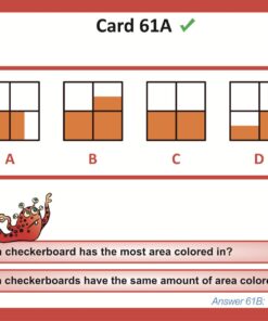 TestingMom.com Gifted Learning Flash Cards – Math Concepts for 1st Grade - 2nd Grade – Addition, Subtraction, Fractions, and More for Grade 1 - Grade 2 CogAT Test, Iowa Test, NYC Gifted and Talented 11 71nYgWfVWdL