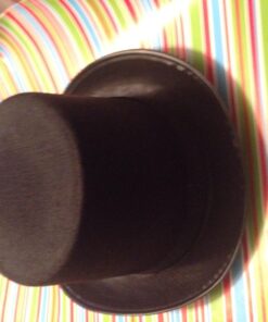 Classic Black Top Hat Perfect for Halloween Costumes, Magician, Steampunk, and Iconic Character Outfits like Stevie Nicks, Mad Hatter, Michael Jackson, and Willy Wonka 32 71nZoH2EOZL