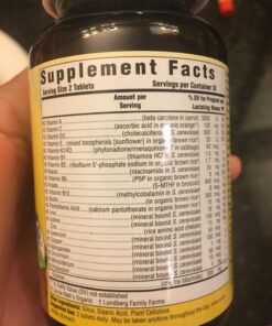 MegaFood Baby & Me 2 Prenatal Vitamin and Minerals - Vitamins for Women - with Folate (Folic Acid Natural Form), Choline, Iron, Iodine, and Vitamin C, Vitamin D and more - 60 Tabs (30 Servings) 60 Count (Pack of 1) 31 71nbq01cnDL 3