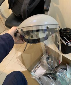 Sellstrom Advantage Series Face Shield - Clear Window with Standard Binding - Comfortable Ratcheting Headgear, ANSI Z87.1+ (S30120) 1 Count (Pack of 1) 34 71nc0tnERL