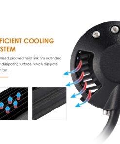 Auxbeam 7" LED Light Bar Flood Led Work Light 36W Off Road Driving Lights for JeepTruck 4x4 Military Mining Boating Farming and Heavy Equipment 27 71nc11fN5RL